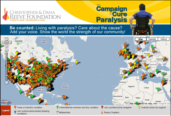 Map of paralysis community